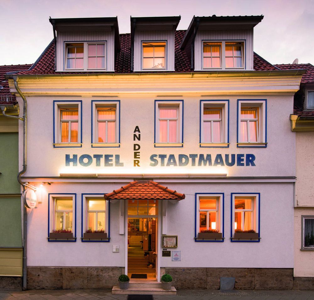 Hotel An Der Stadtmauer Mühlhausen Exterior foto